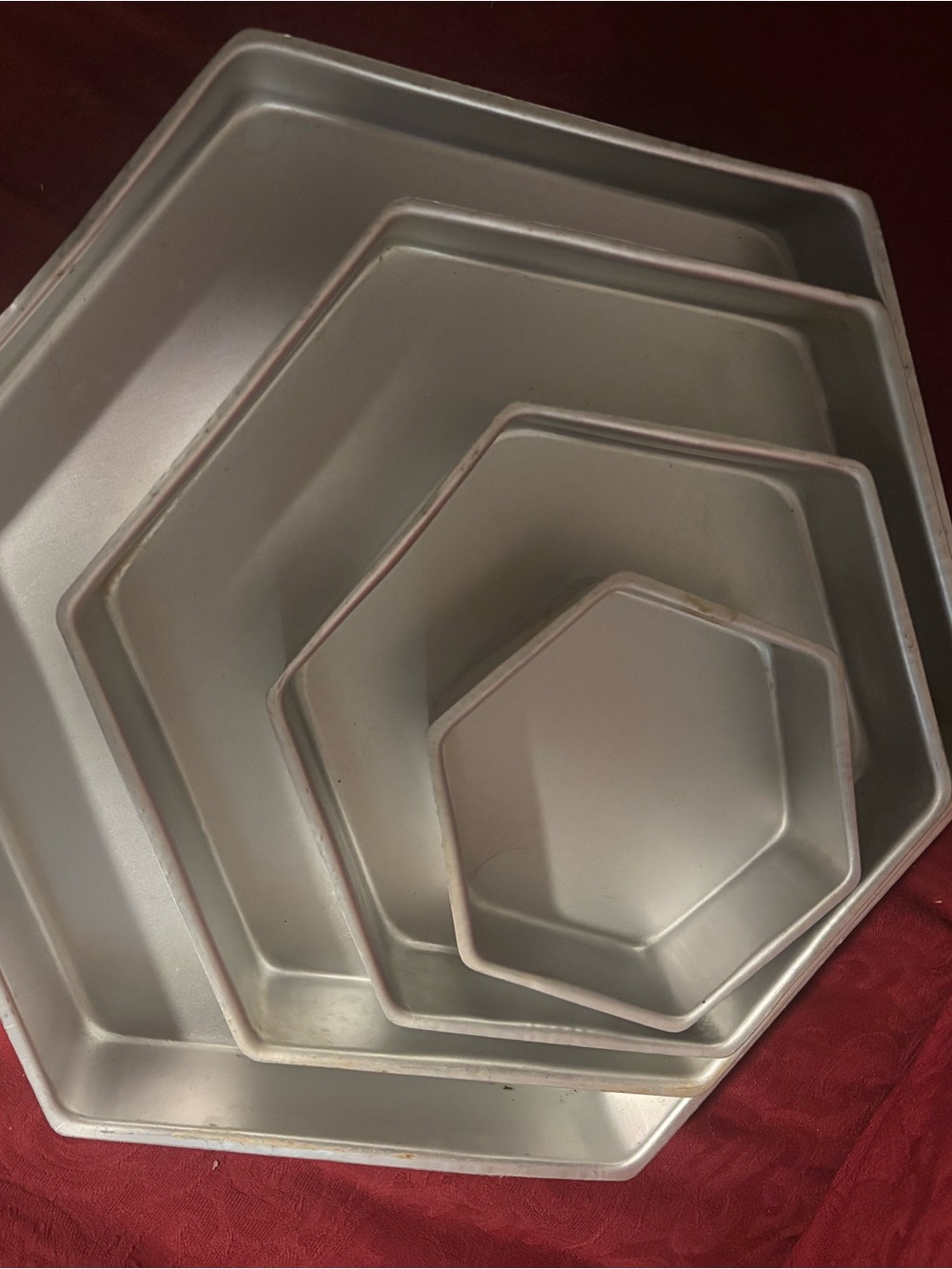 Wilton Hexagon Baking Pan Set - Silver Finish